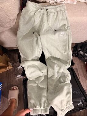 Nike Mint Green Fleece Joggers - Men's